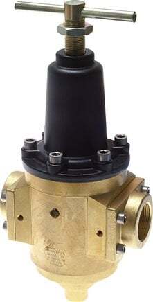 Pressure Regulator G1 1/2'' 15000 l/min 1.0-15.0bar/14-218psi Brass Gases Liquids