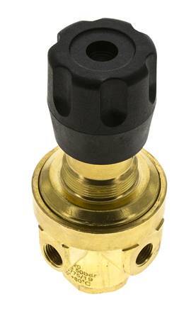 Pressure Regulator G1/4'' 490 l/min 1.0-15.0bar/14-218psi Brass Gases Liquids