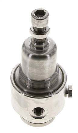 Pressure Regulator G1/4'' 700 l/min 0.5-8.0bar/7-116psi Stainless Steel