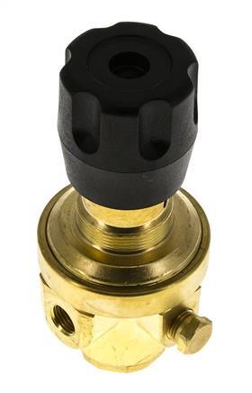 Pressure Regulator G1/4'' 490 l/min 0.2-3.0bar/3-44psi Brass Gases Liquids