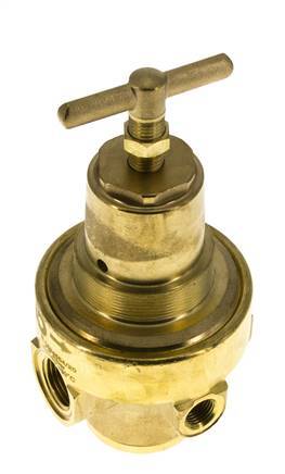 Pressure Regulator G1/2'' 1500 l/min 0.2-3.0bar/3-44psi Brass Gases Liquids