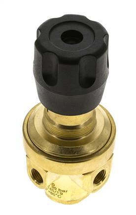 Pressure Regulator G1/4'' 490 l/min 0.1-1.5bar/1-22psi Brass