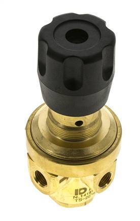 Pressure Regulator G1/4'' 490 l/min 0.1-1.5bar/1-22psi Brass