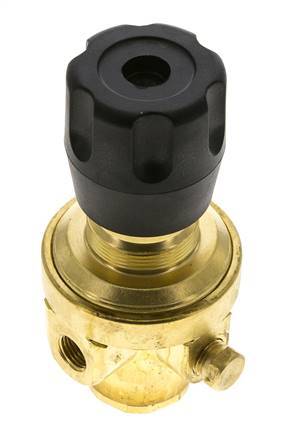 Pressure Regulator G1/4'' 490 l/min 0.1-1.5bar/1-22psi Brass CO2