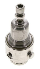 Pressure Regulator G1/4'' 700 l/min 0.5-8.0bar/7-116psi Stainless Steel Gases Liquids