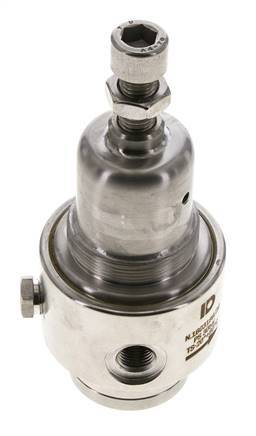 Pressure Regulator G1/4'' 700 l/min 0.5-8.0bar/7-116psi Stainless Steel Gases Liquids