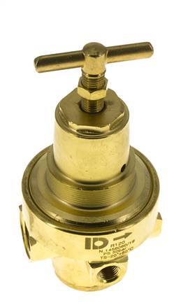 Pressure Regulator G1/2'' 1500 l/min 1.0-15.0bar/14-218psi Brass CO2