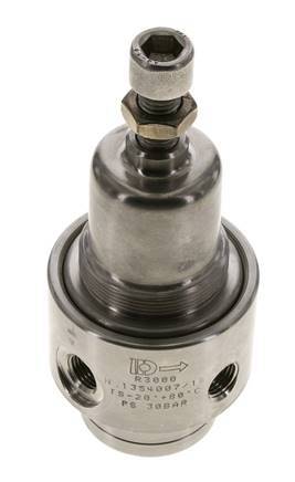 Pressure Regulator G1/4'' 700 l/min 0.1-1.5bar/1-22psi Stainless Steel Aggressive Gasses