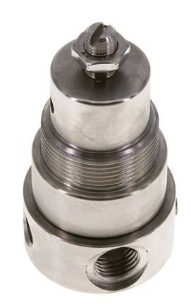 Pressure Regulator G1/4'' 350 l/min 0.5-8.0bar/7-116psi Stainless Steel Gases Liquids