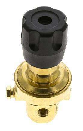 Pressure Regulator G1/4'' 490 l/min 0.2-3.0bar/3-44psi Brass