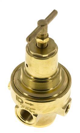 Pressure Regulator G1/2'' 1500 l/min 0.1-1.5bar/1-22psi Brass CO2