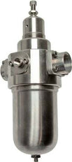 Filter-Regulator G1'' 6000 l/min 0.5-8.0bar/7-116psi Manual Stainless Steel
