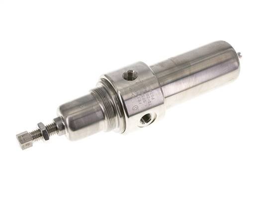 Filter-Regulator G1/4'' 800 l/min 0.2-3.0bar/3-44psi Manual Stainless Steel