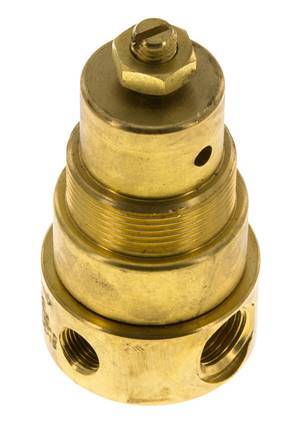 Pressure Regulator G1/4'' 330 l/min 0.2-3.0bar/3-44psi Brass Gases Liquids