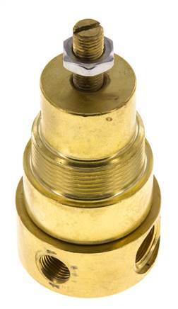 Pressure Regulator G1/4'' 330 l/min 0.5-8.0bar/7-116psi Brass Gases Liquids