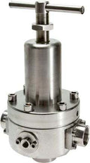 Pressure Regulator G1'' 8000 l/min 0.2-3.0bar/3-44psi Stainless Steel Aggressive Gasses
