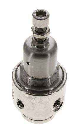 Pressure Regulator G1/4'' 700 l/min 0.1-1.5bar/1-22psi Stainless Steel Gases Liquids