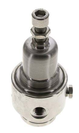 Pressure Regulator G1/4'' 700 l/min 0.1-1.5bar/1-22psi Stainless Steel Gases Liquids