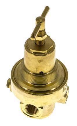 Pressure Regulator G1/2'' 1500 l/min 1.0-15.0bar/14-218psi Brass Gases Liquids