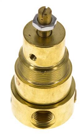 Pressure Regulator G1/4'' 330 l/min 0.1-1.5bar/1-22psi Brass Gases Liquids