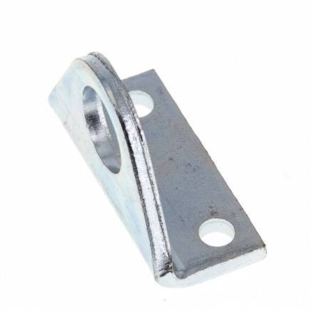 Foot Mount 8 mm 10 mm ISO 6432 Zinc plated steel