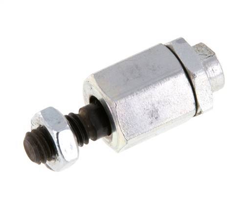 Floating Joint M6 for Cylinder Zinc plated steel