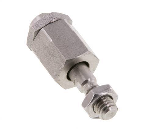 Floating Joint M6 for Cylinder Stainless steel 304 (1.4301)