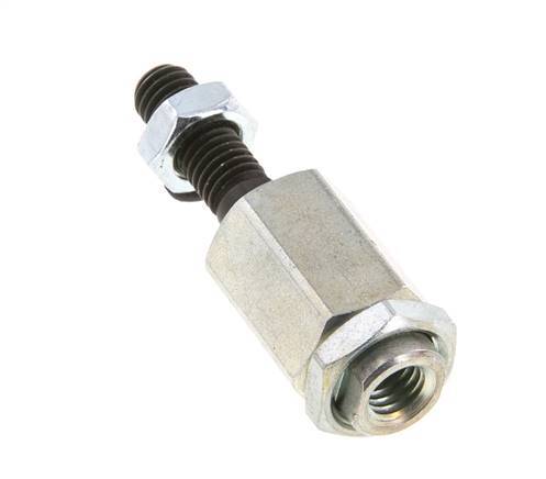 Floating Joint M8 for Cylinder Zinc plated steel