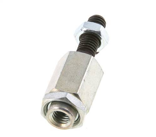 Floating Joint M8 for Cylinder Zinc plated steel