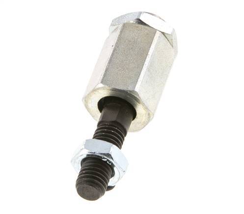 Floating Joint M8 for Cylinder Zinc plated steel