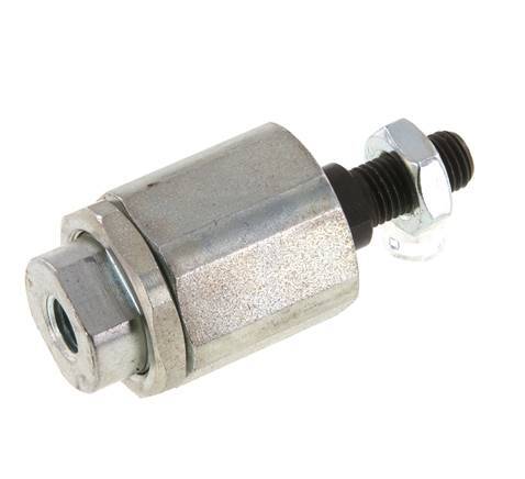 Floating Joint M10 x 1.25 for Cylinder Zinc plated steel