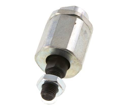 Floating Joint M10 x 1.25 for Cylinder Zinc plated steel