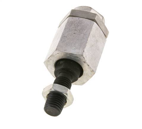 Floating Joint M16 for Cylinder Zinc plated steel