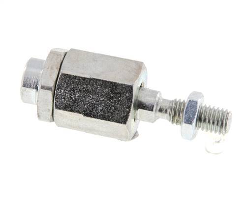 Floating Joint M5 for Cylinder Zinc plated steel