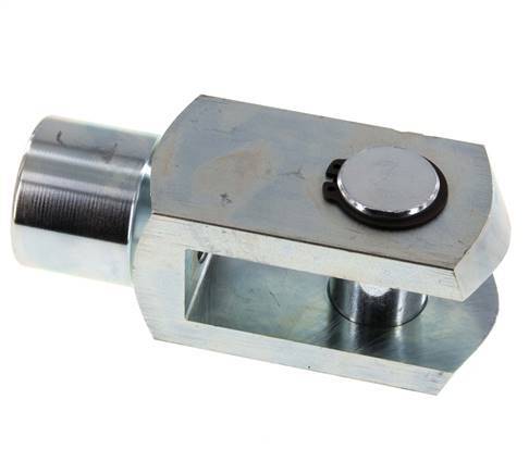 Clevis Rod-end Pin M27 x 2 Zinc plated steel