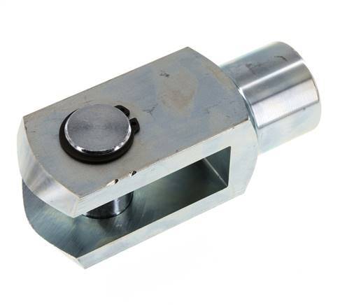Clevis Rod-end Pin M27 x 2 Zinc plated steel