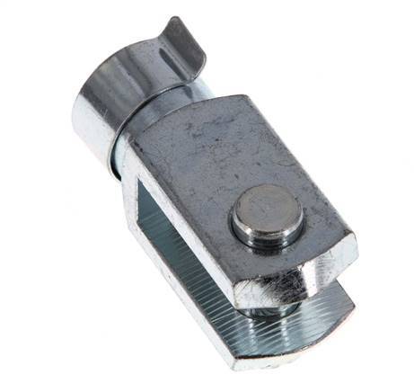 Clevis Rod-end Pin M10 x 1.25 Zinc plated steel