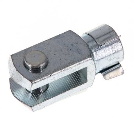 Clevis Rod-end Pin M10 x 1.25 Zinc plated steel