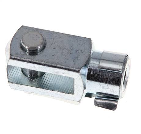 Clevis Rod-end Pin M10 x 1.25 Zinc plated steel