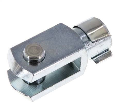 Clevis Rod-end Pin M12 x 1.25 Zinc plated steel