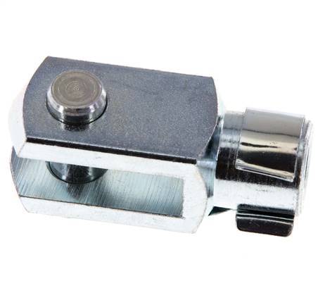 Clevis Rod-end Pin M12 x 1.25 Zinc plated steel