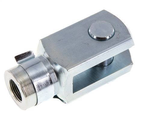 Clevis Rod-end Pin M20 x 1.5 Zinc plated steel