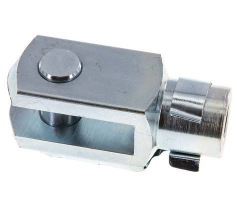 Clevis Rod-end Pin M20 x 1.5 Zinc plated steel