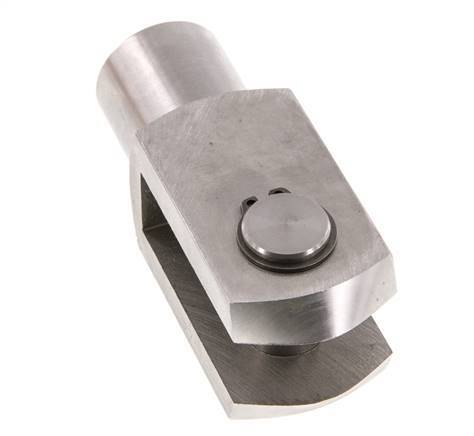 Clevis Rod-end Pin M20 x 1.5 Stainless steel 303 (1.4305)