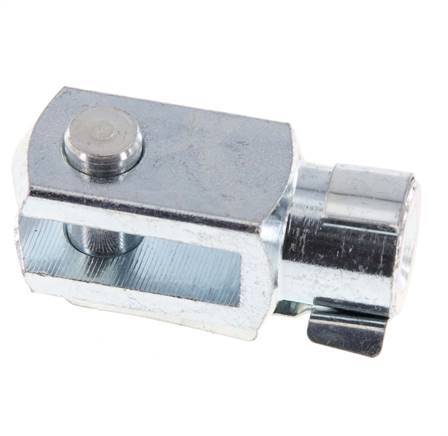 Clevis Rod-end Pin M10 Zinc plated steel