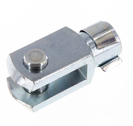 Clevis Rod-end Pin M12 Zinc plated steel