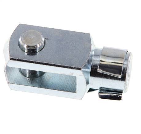 Clevis Rod-end Pin M12 Zinc plated steel