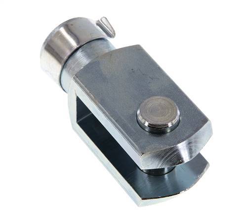 Clevis Rod-end Pin M16 Zinc plated steel