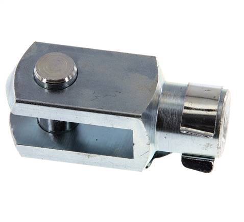 Clevis Rod-end Pin M16 Zinc plated steel