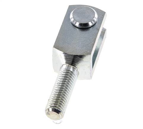 Clevis Rod-end Pin M12 Male Zinc plated steel